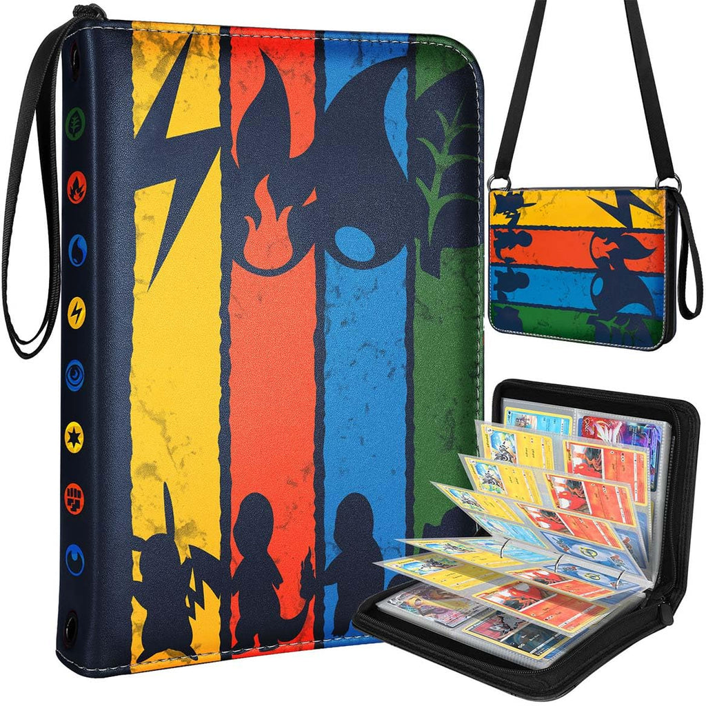 440-Card Expandable Binder with Shoulder Strap